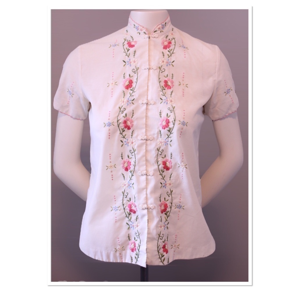 Vintage embroidered blouse